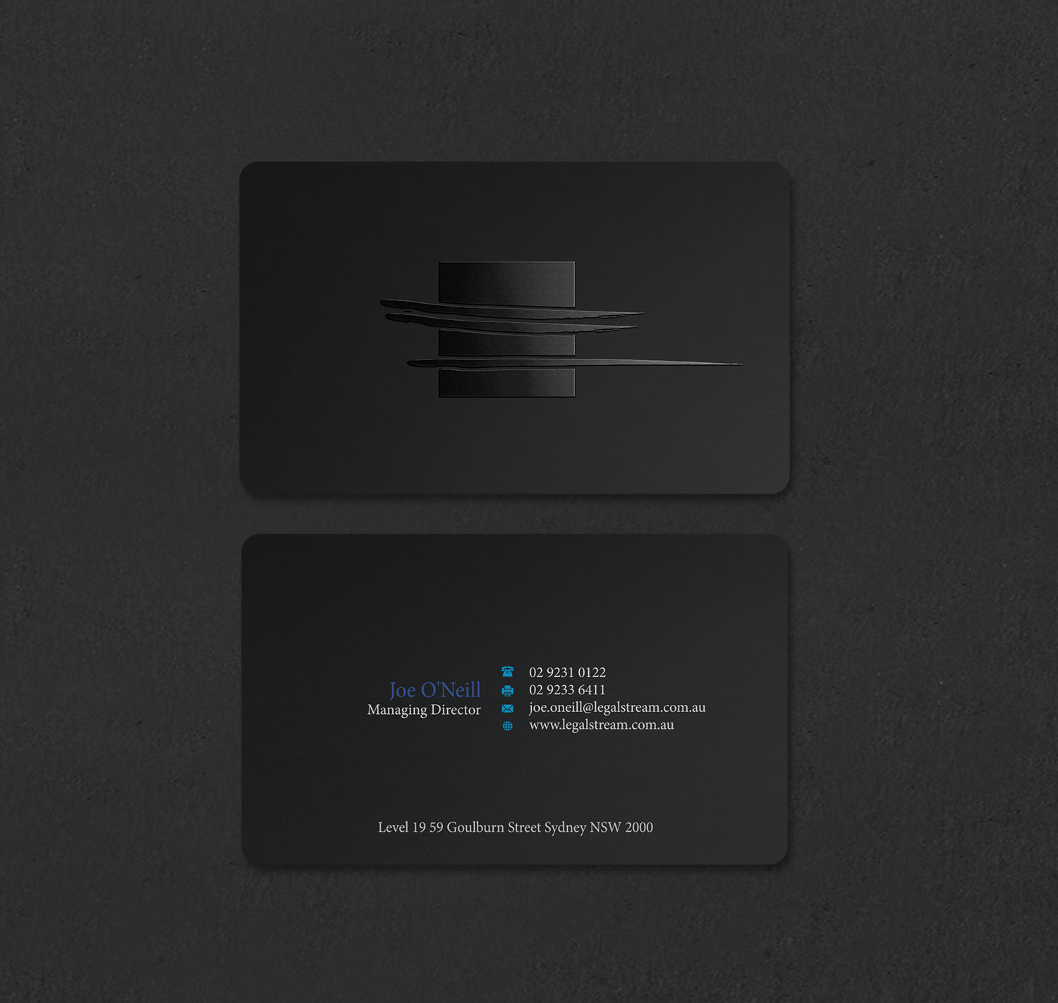 Business Card Design by INDIAN_Ashok for LegalStream Australia Pty Ltd | Design #30067224