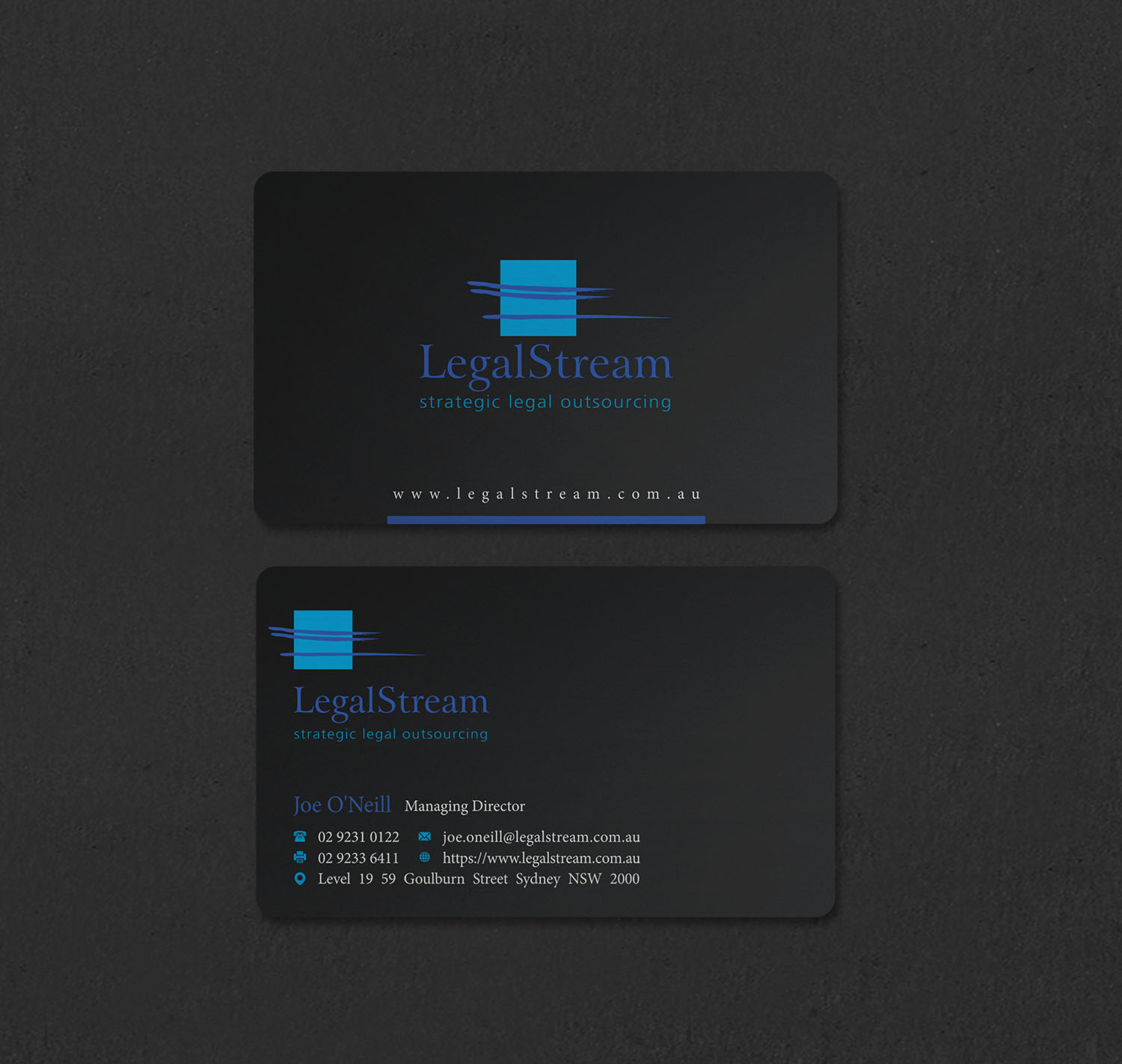 Business Card Design by INDIAN_Ashok for LegalStream Australia Pty Ltd | Design #30067227