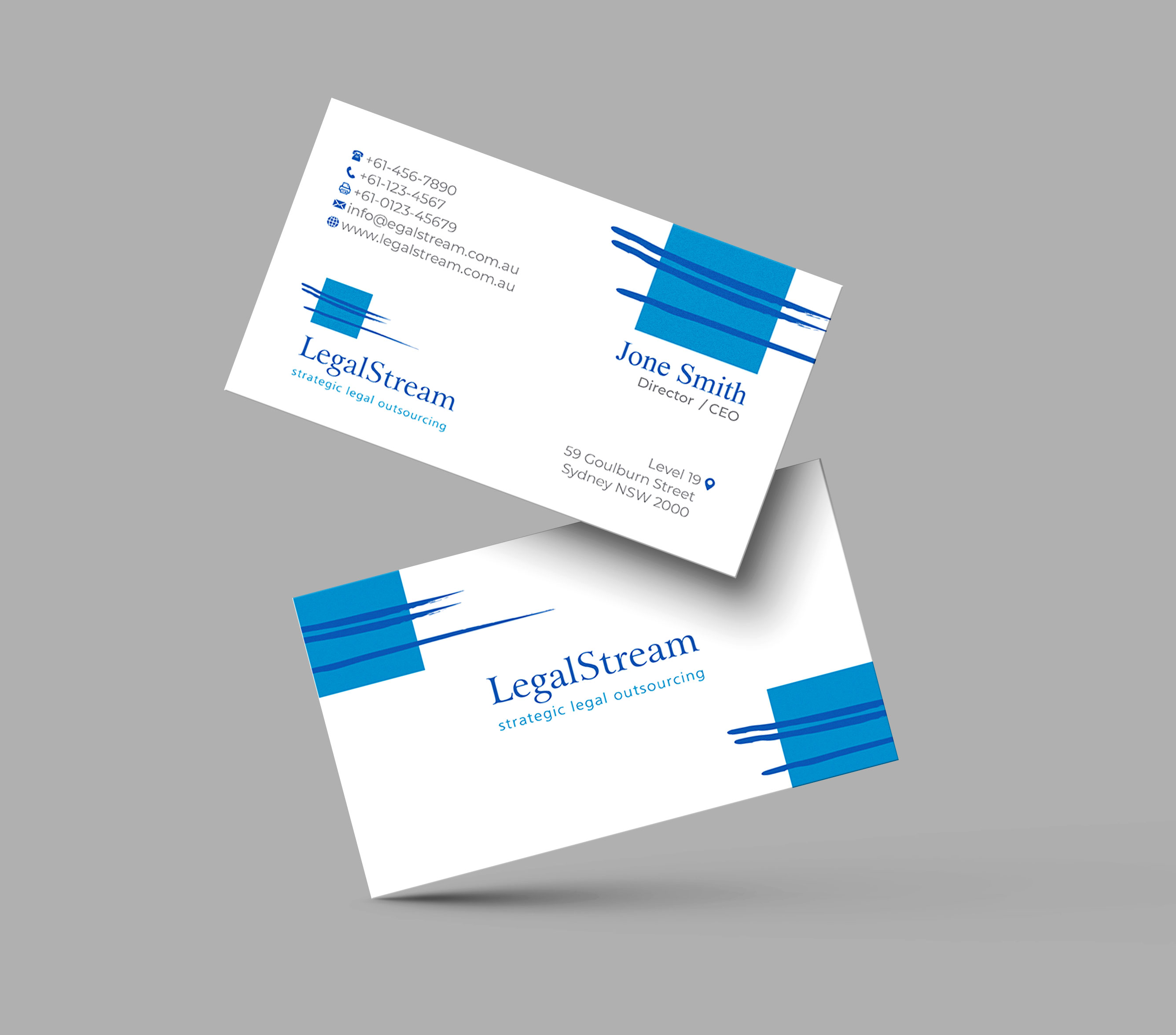 Business Card Design by artbitin for LegalStream Australia Pty Ltd | Design #30067607