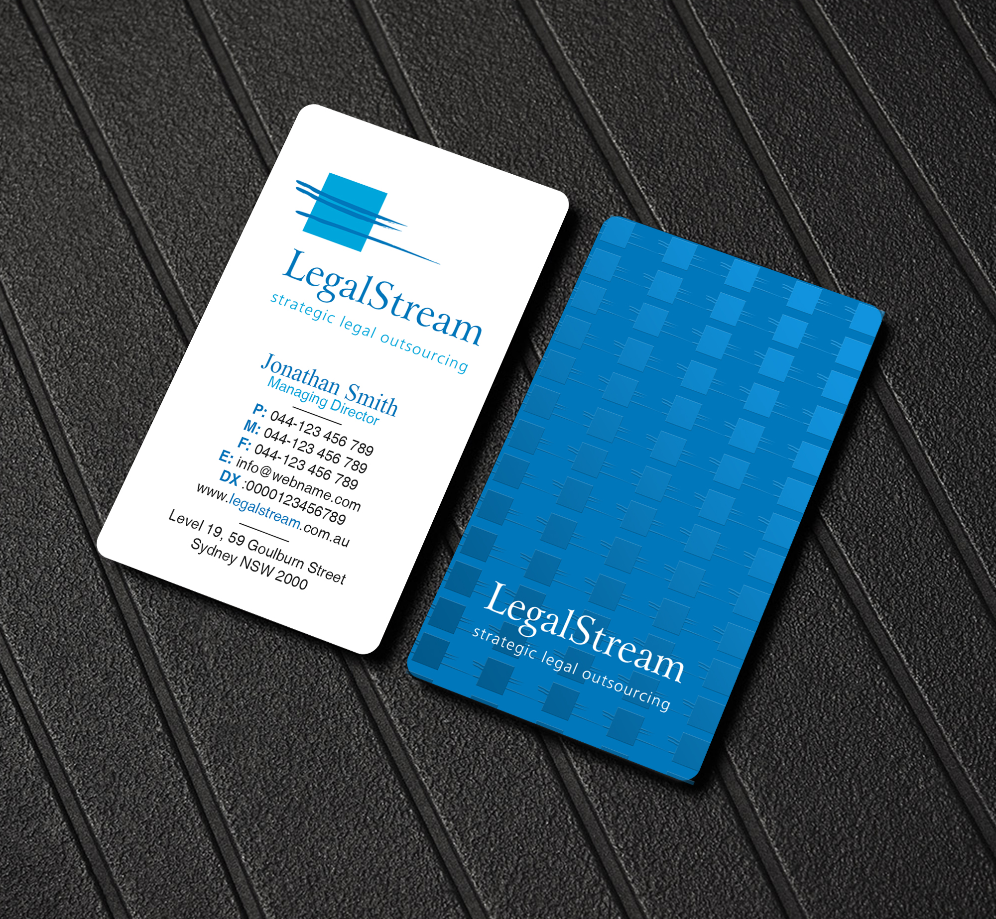 Business Card Design by Creations Box 2015 for LegalStream Australia Pty Ltd | Design #30071597