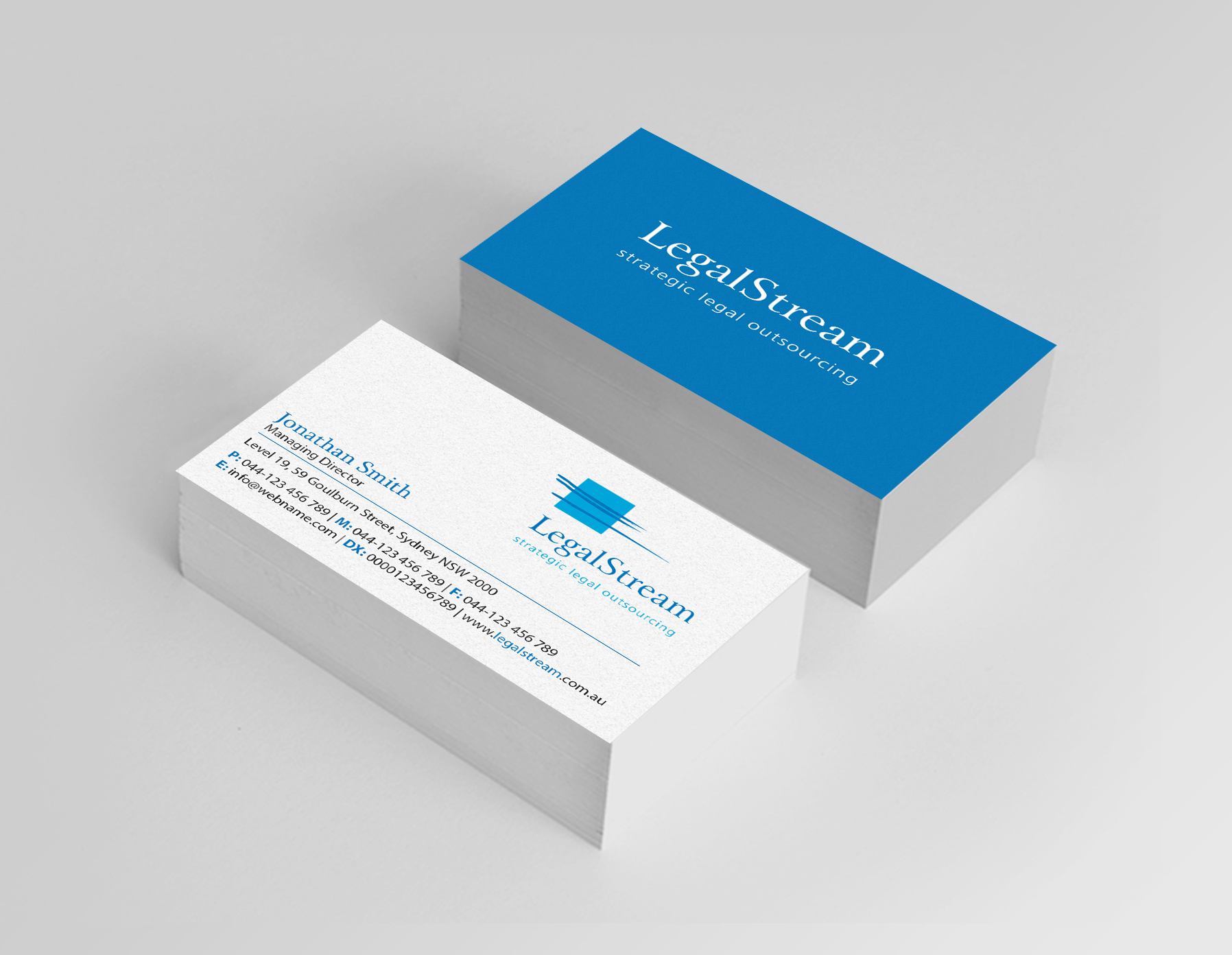 Business Card Design by Creations Box 2015 for LegalStream Australia Pty Ltd | Design #30075634