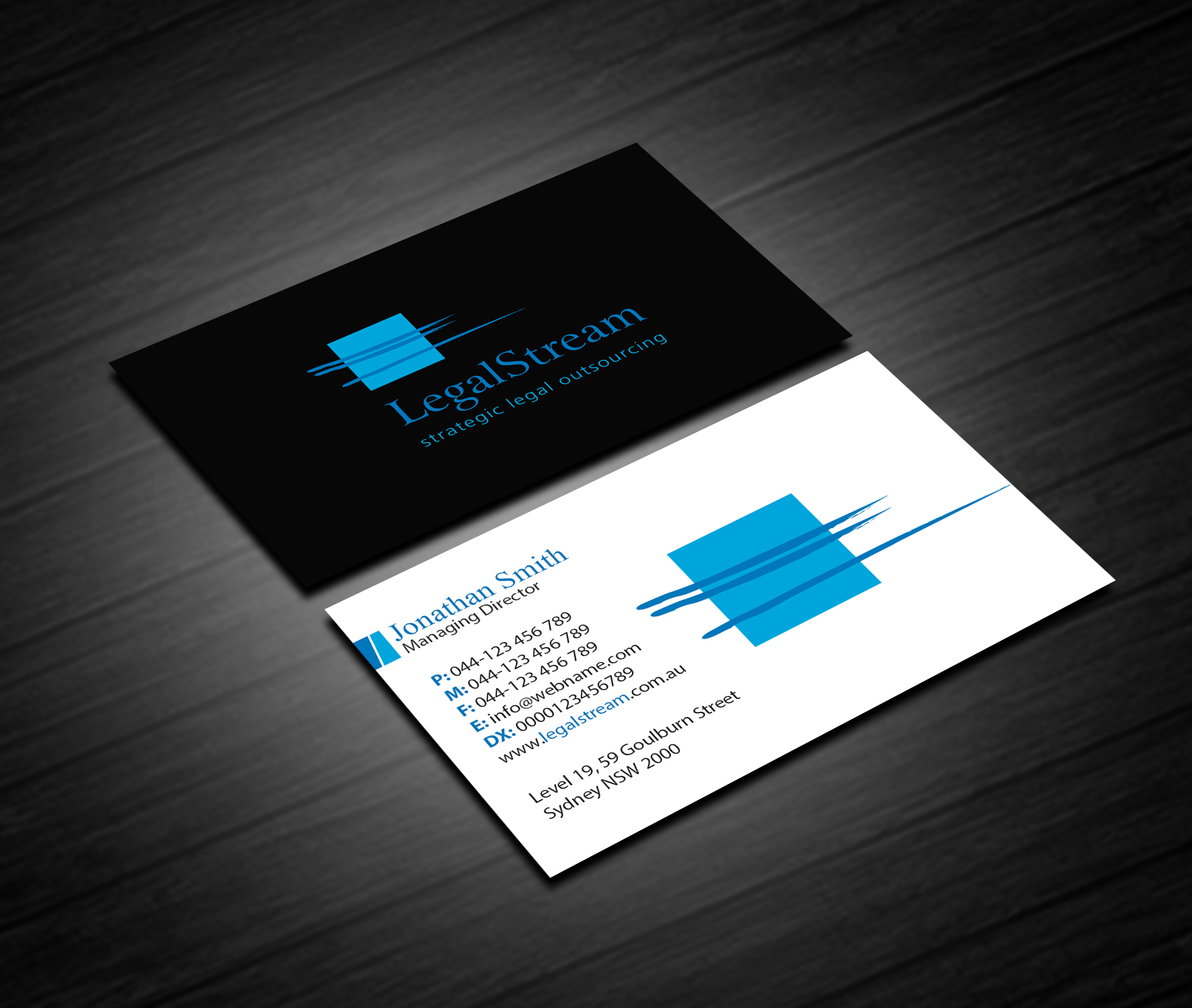 Business Card Design by Creations Box 2015 for LegalStream Australia Pty Ltd | Design #30075638