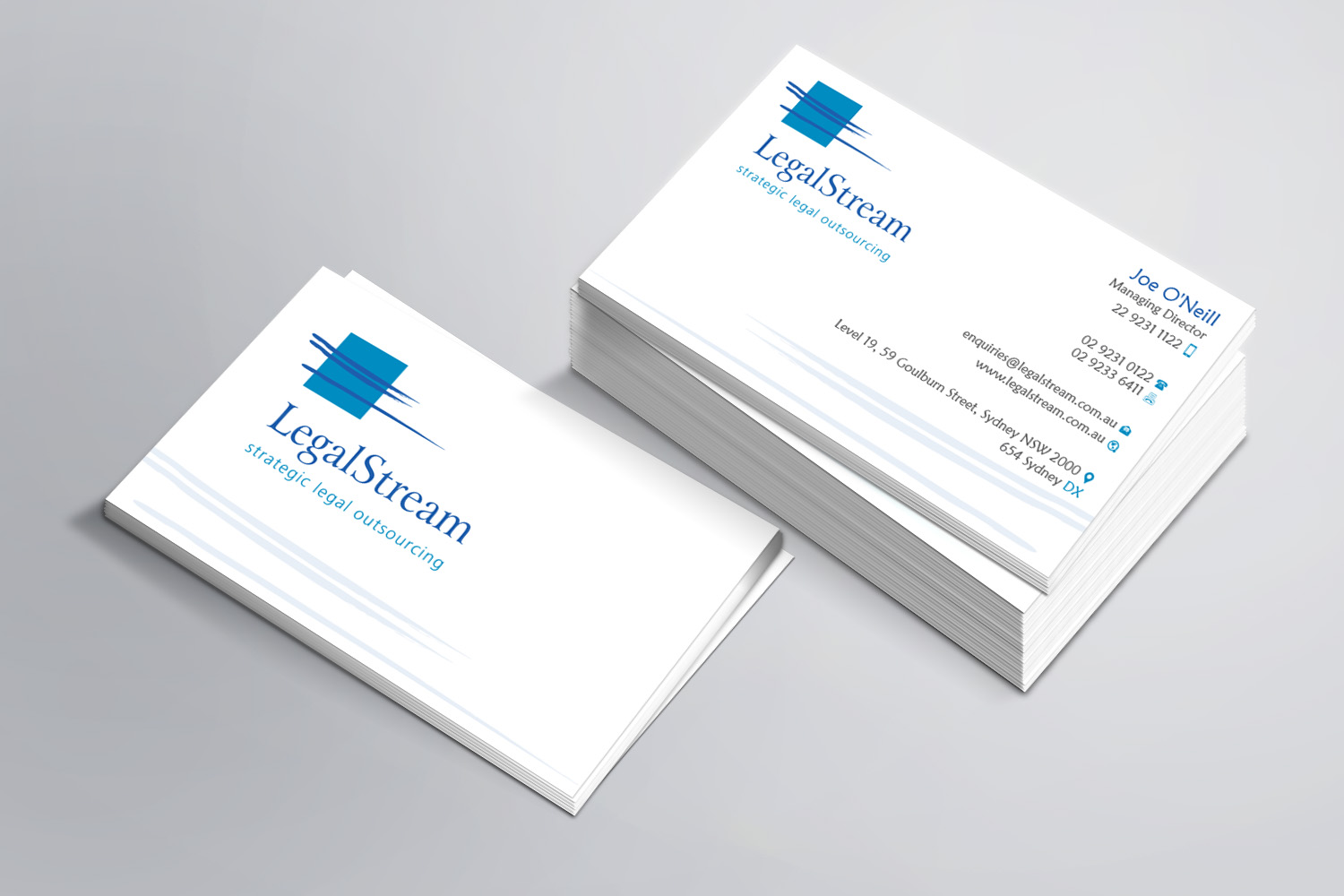 Business Card Design by Magic of Art for LegalStream Australia Pty Ltd | Design #30066627