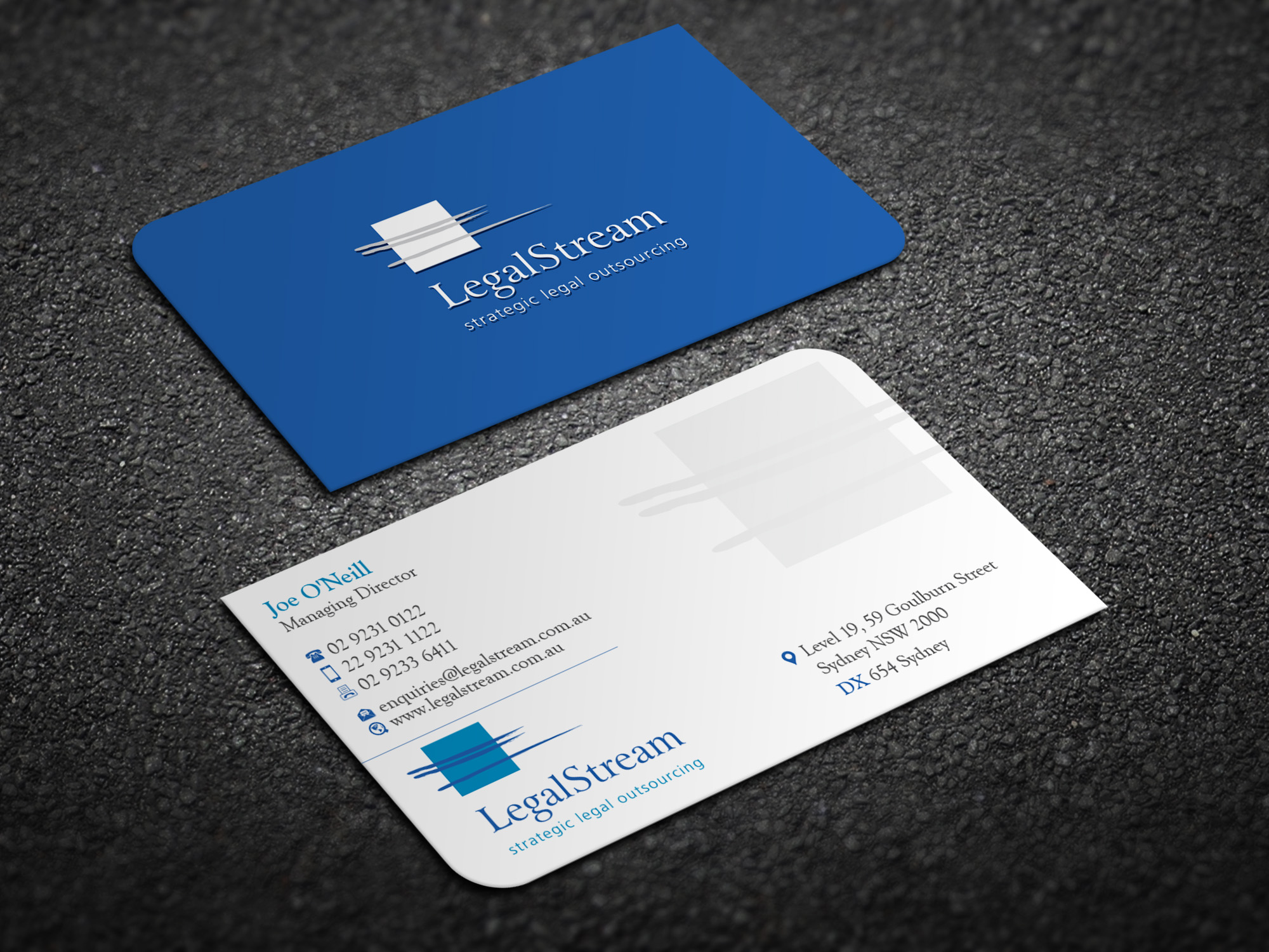 Business Card Design by Magic of Art for LegalStream Australia Pty Ltd | Design #30066628