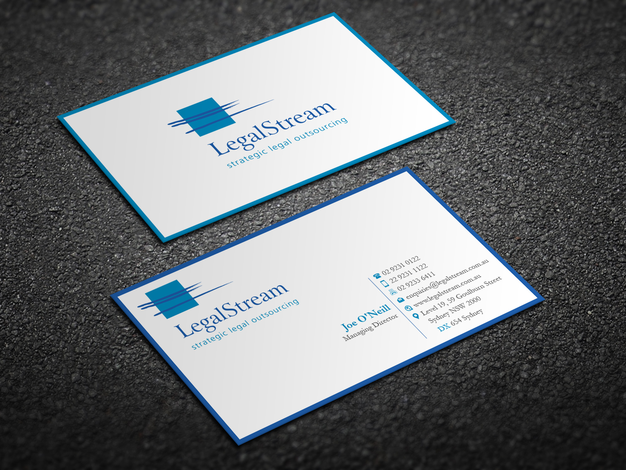 Business Card Design by Magic of Art for LegalStream Australia Pty Ltd | Design #30066630