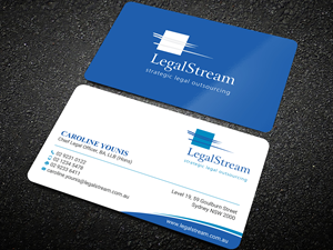 Business Card Design by Uttom 2 for LegalStream Australia Pty Ltd | Design: #30066025