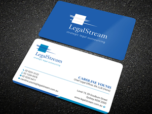 Business Card Design by Uttom 2 for LegalStream Australia Pty Ltd | Design: #30066143