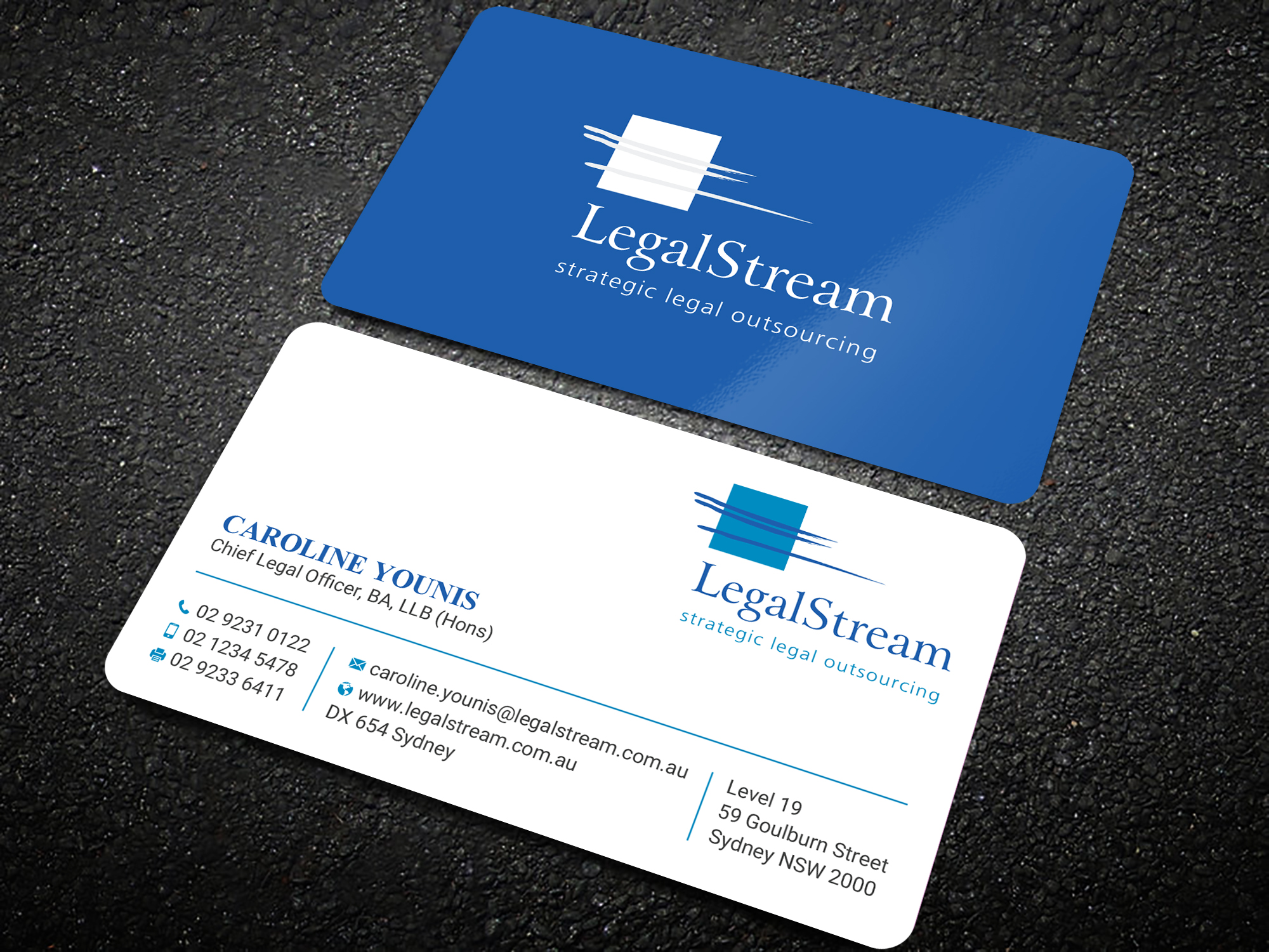 Business Card Design by Uttom 2 for LegalStream Australia Pty Ltd | Design #30066145