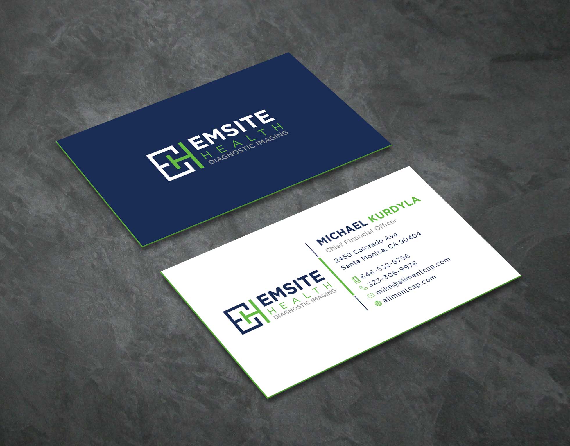 Business Card Design by Creative Moon Design for Emsite Health | Design #30108428