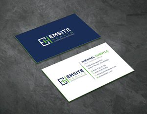Business Card Design by Creative Moon Design for Emsite Health | Design: #30108428