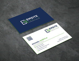 Business Card Design by Creative Moon Design for Emsite Health | Design: #30108429