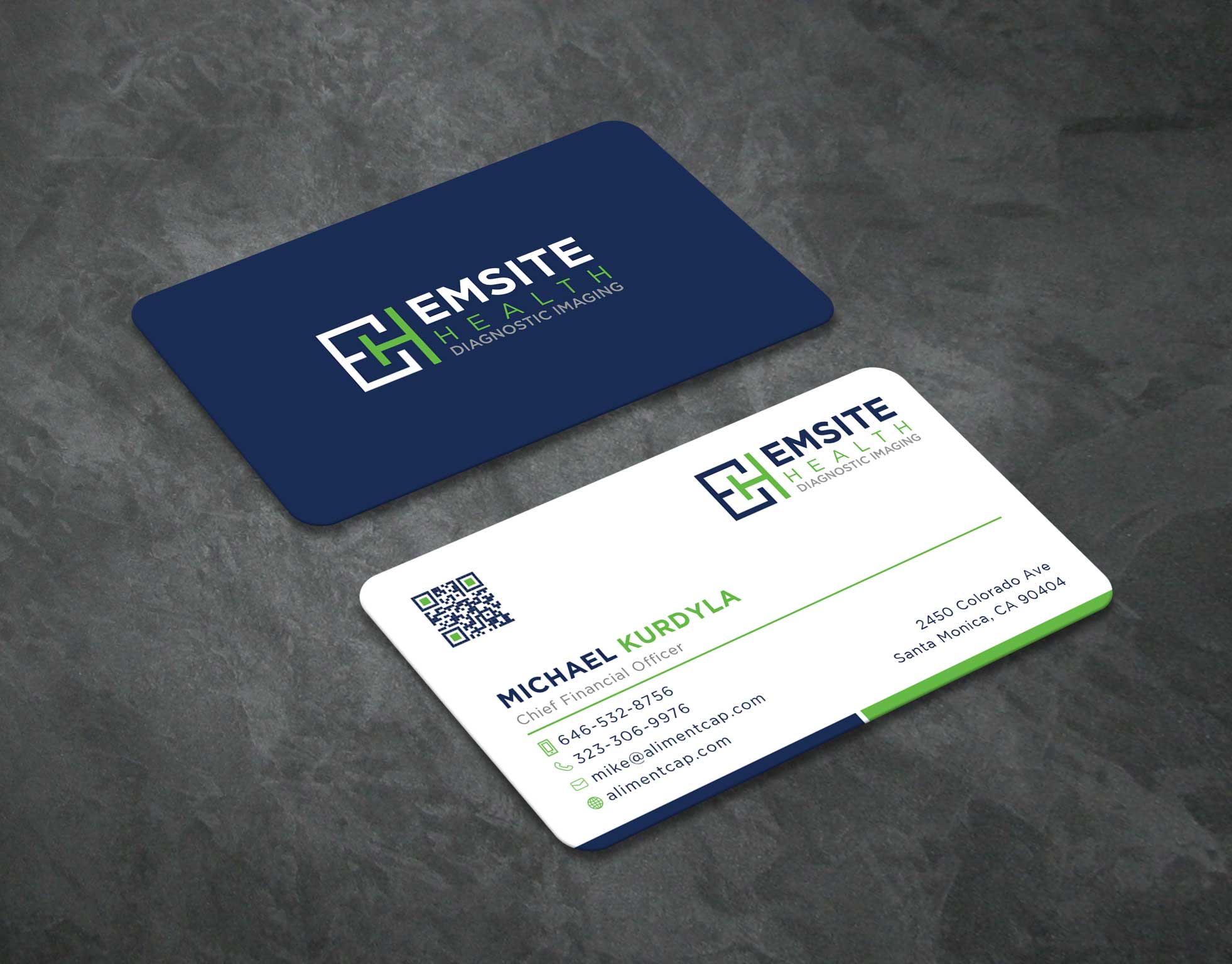 Business Card Design by Creative Moon Design for Emsite Health | Design #30108450