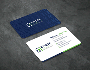 Business Card Design by Creative Moon Design for Emsite Health | Design: #30108451