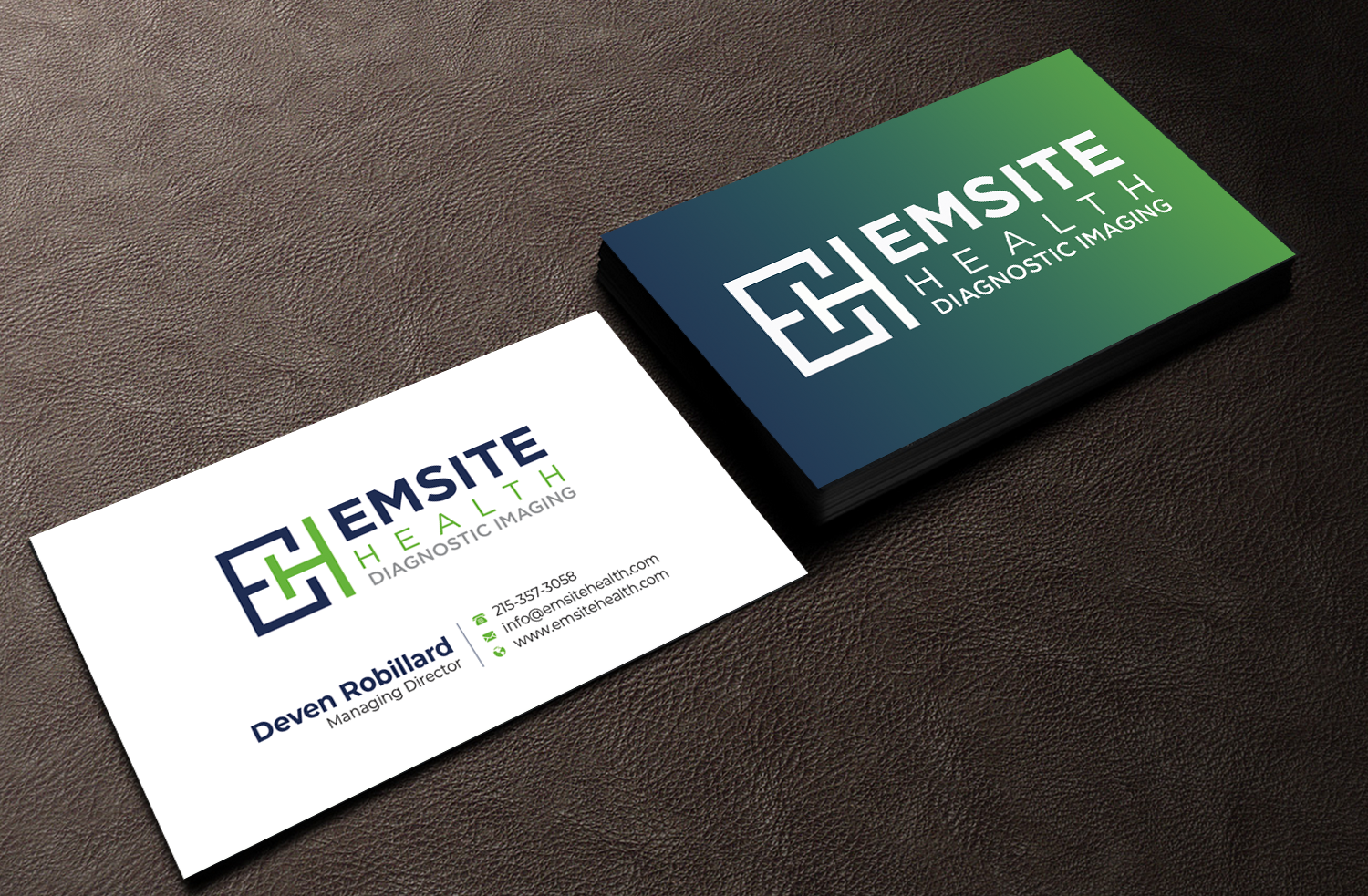 Business Card Design by Graphixpointt for Emsite Health | Design #30129211