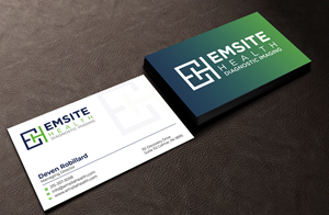 Business Card Design by Graphixpointt for Emsite Health | Design: #30129214