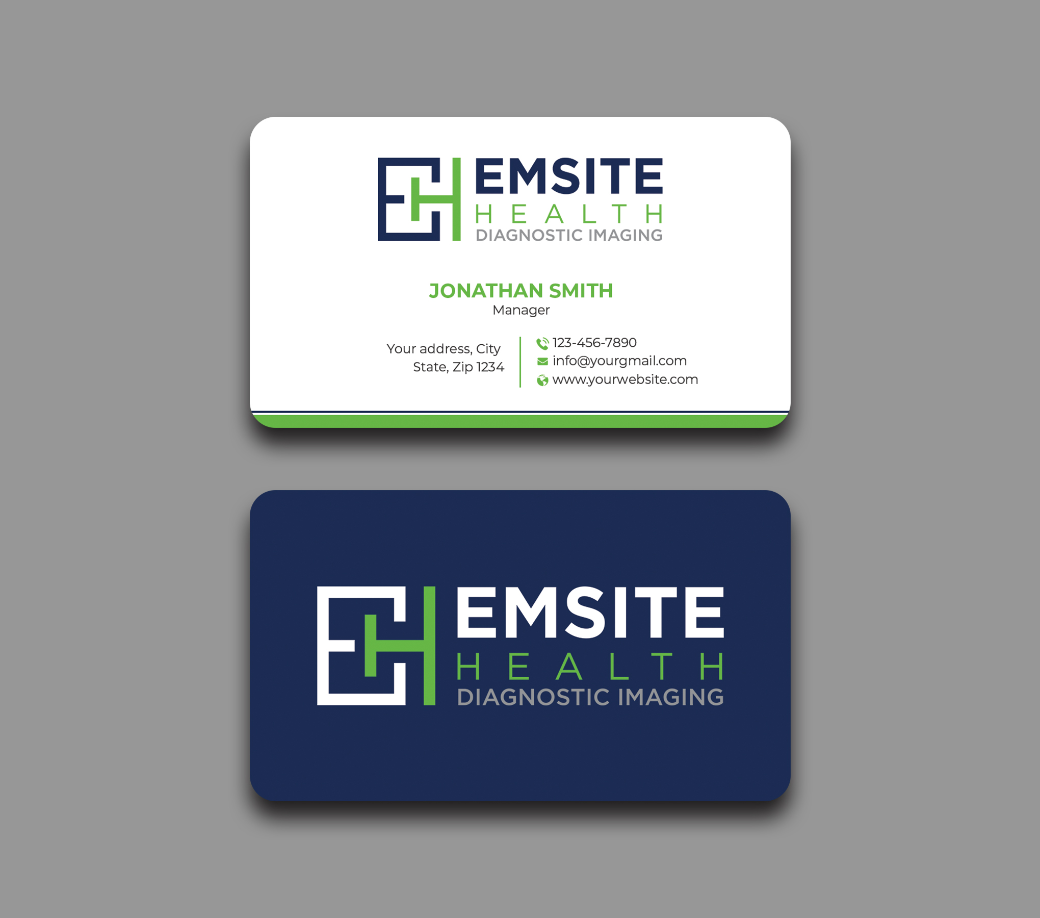 Business Card Design by Expert Bappy for Emsite Health | Design #30126343