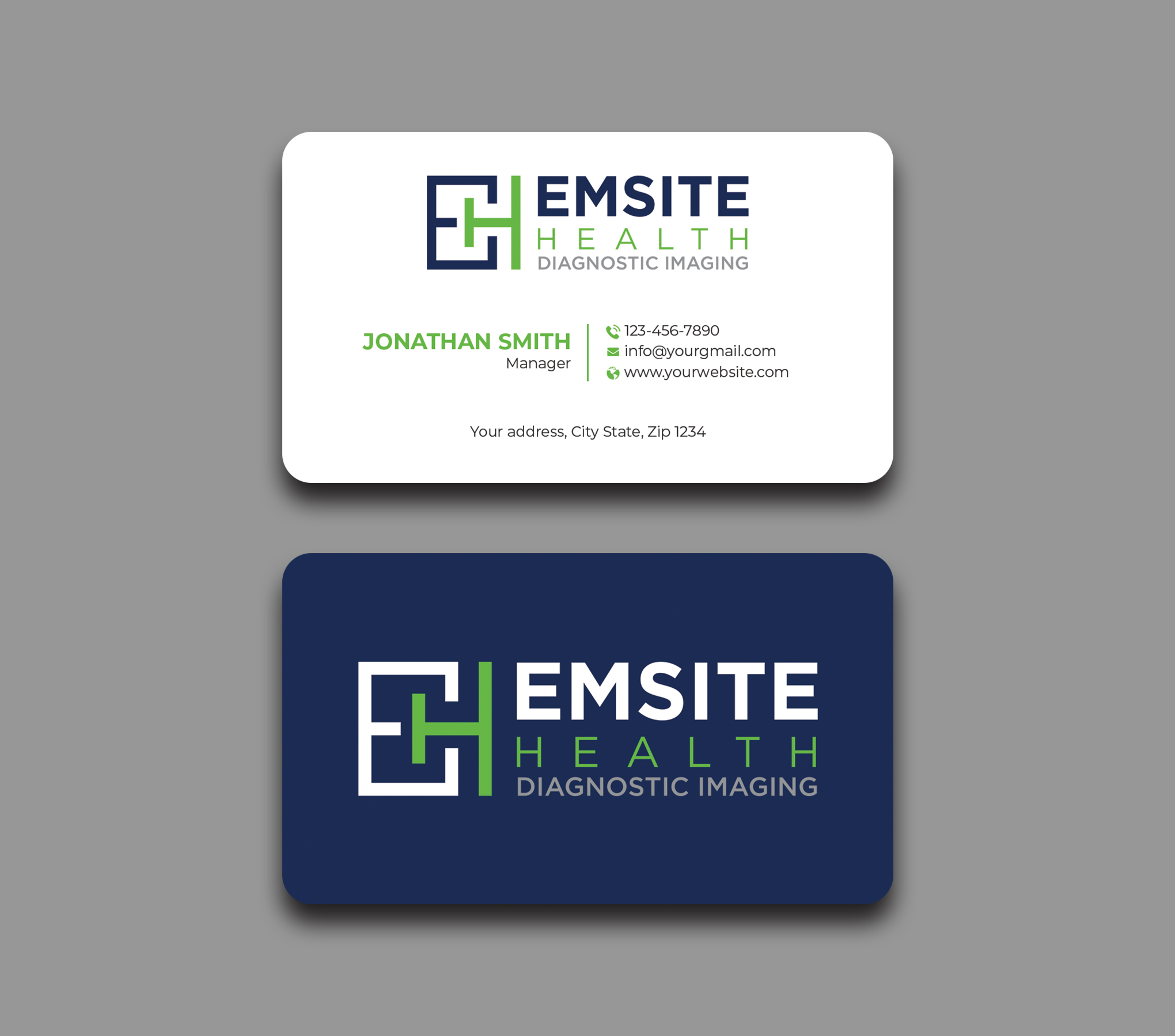 Business Card Design by Expert Bappy for Emsite Health | Design #30126365