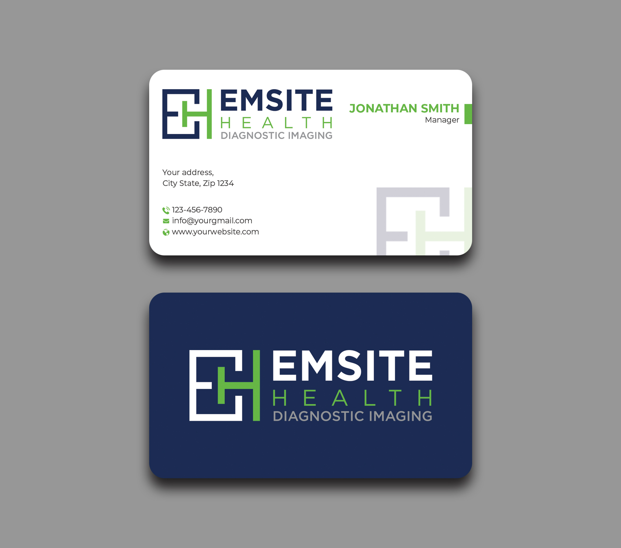Business Card Design by Expert Bappy for Emsite Health | Design #30126403