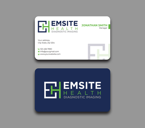 Business Card Design by Expert Bappy for Emsite Health | Design: #30126403