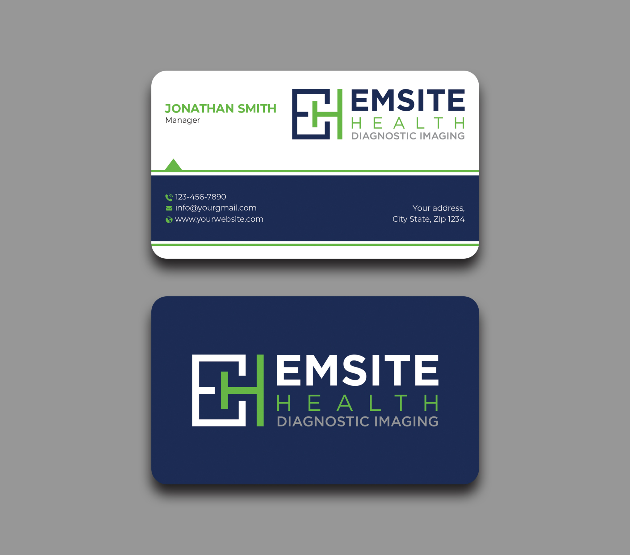 Business Card Design by Expert Bappy for Emsite Health | Design #30126442