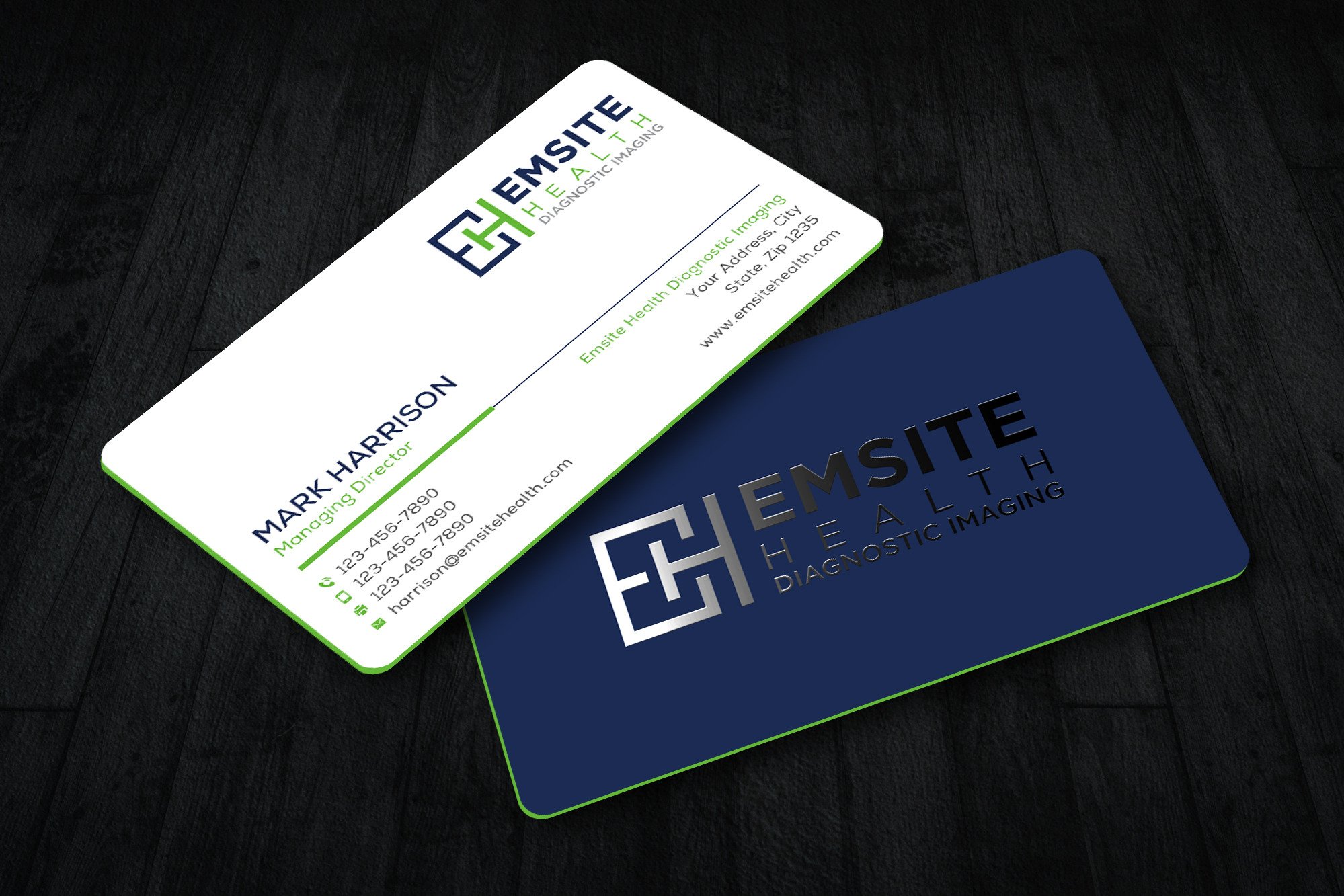 Diseño de Tarjeta de Presentación por Sun Moon Graphic Designer para Emsite Health | Diseño #30111896