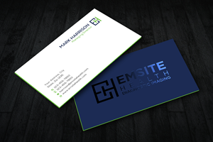 Business Card Design by Sun Moon Graphic Designer for Emsite Health | Design: #30111921