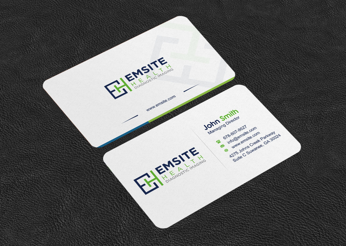 Business Card Design by INDIAN_Ashok for Emsite Health | Design #30117995