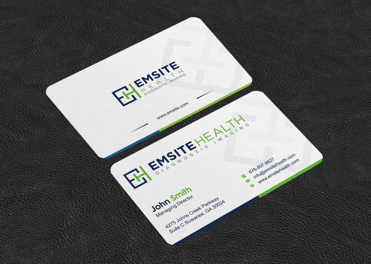 Business Card Design by INDIAN_Ashok for Emsite Health | Design #30117996
