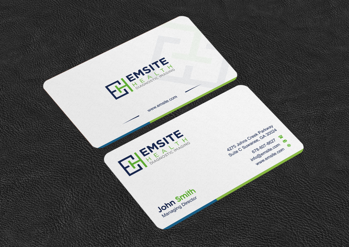 Business Card Design by INDIAN_Ashok for Emsite Health | Design #30117997