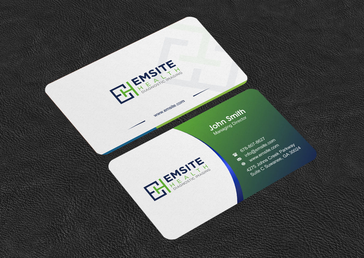 Business Card Design by INDIAN_Ashok for Emsite Health | Design #30117998