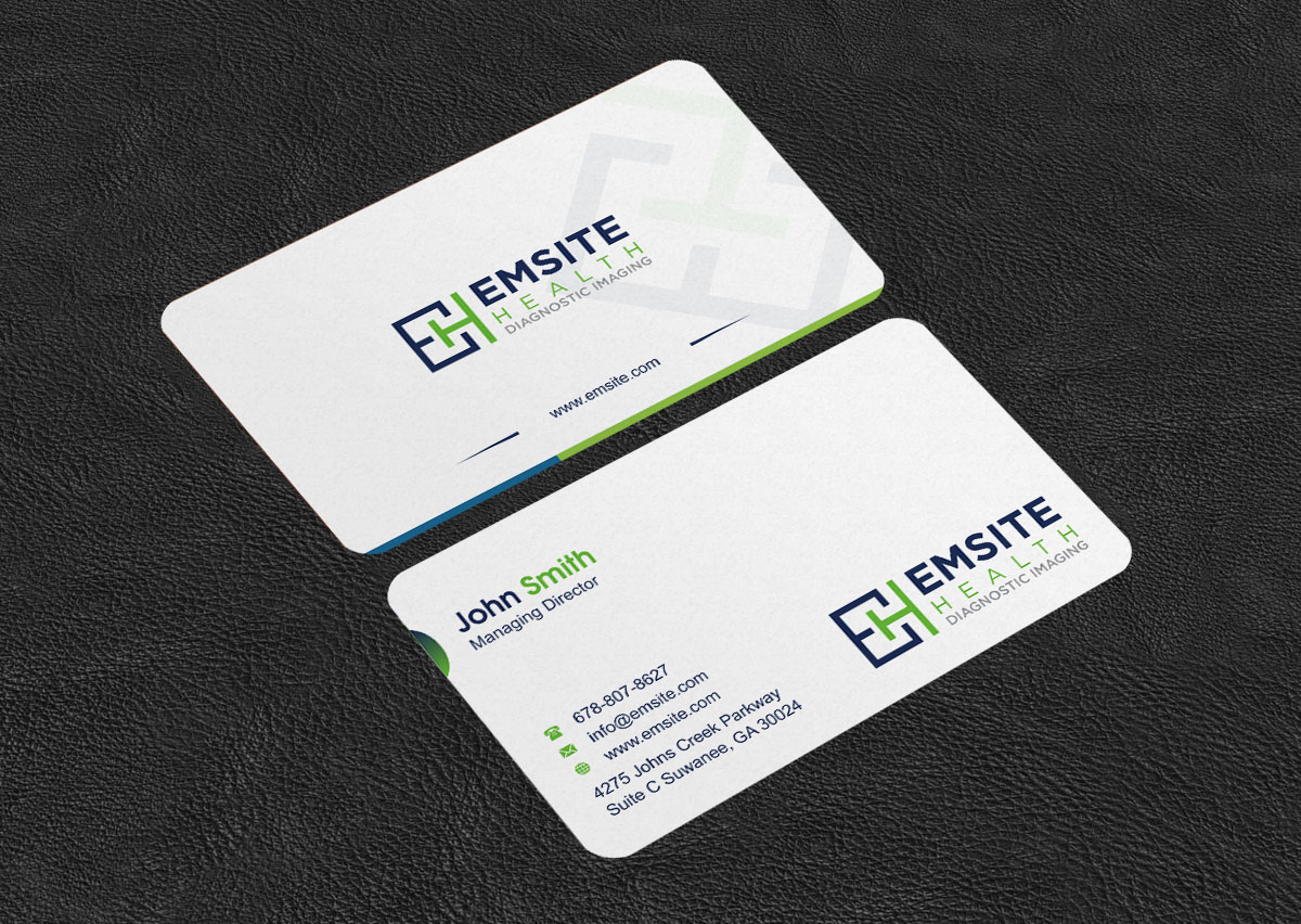 Business Card Design by INDIAN_Ashok for Emsite Health | Design #30117999