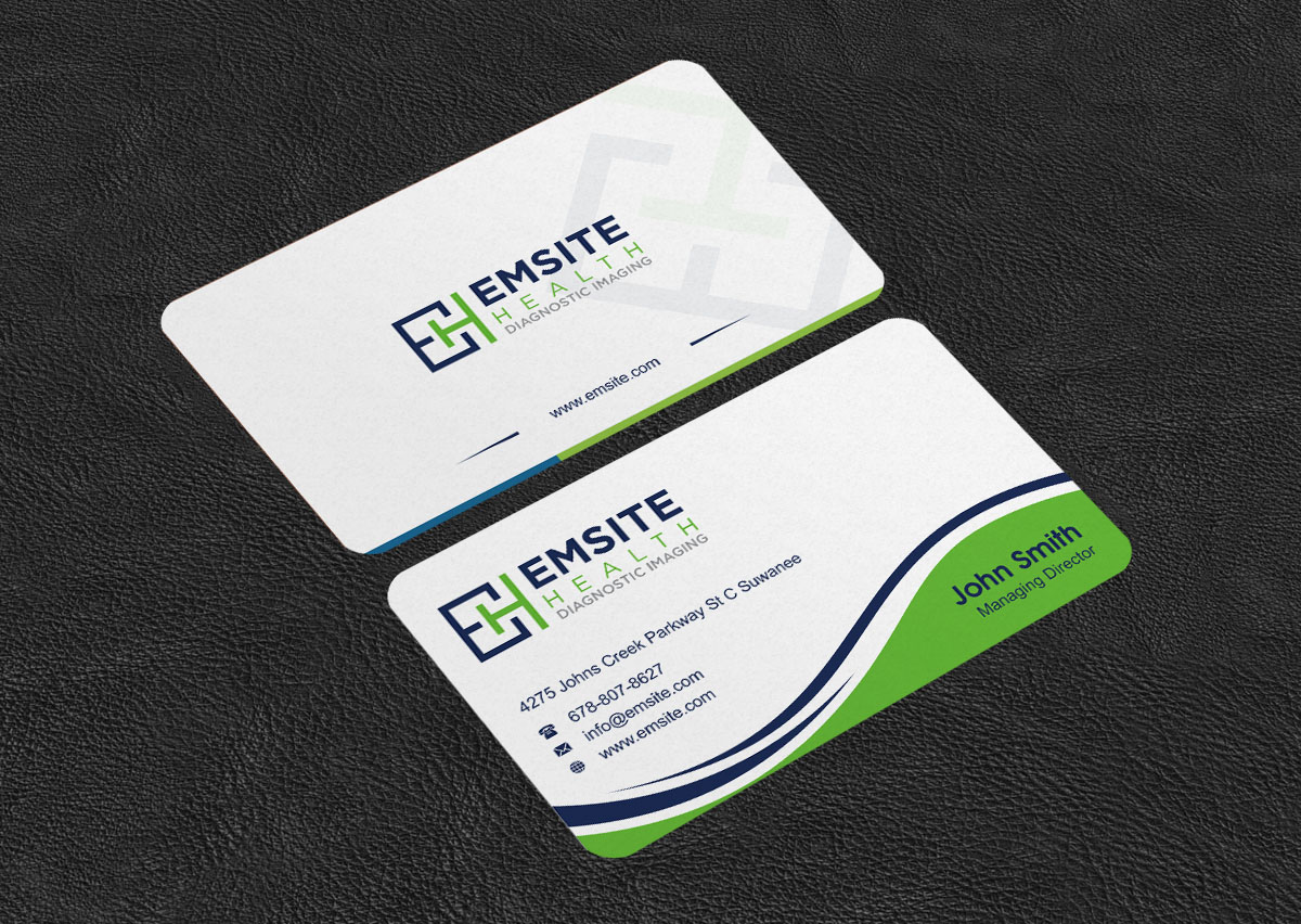 Visitenkarten-Design von INDIAN_Ashok für Emsite Health | Design #30118000