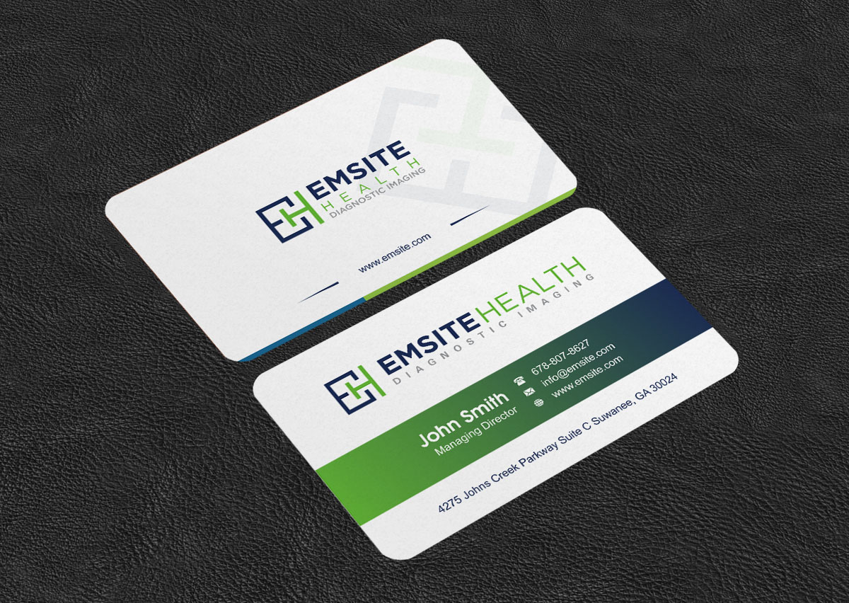 Business Card Design by INDIAN_Ashok for Emsite Health | Design #30118003
