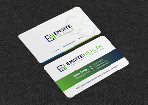 Business Card Design by INDIAN_Ashok for Emsite Health | Design: #30118003