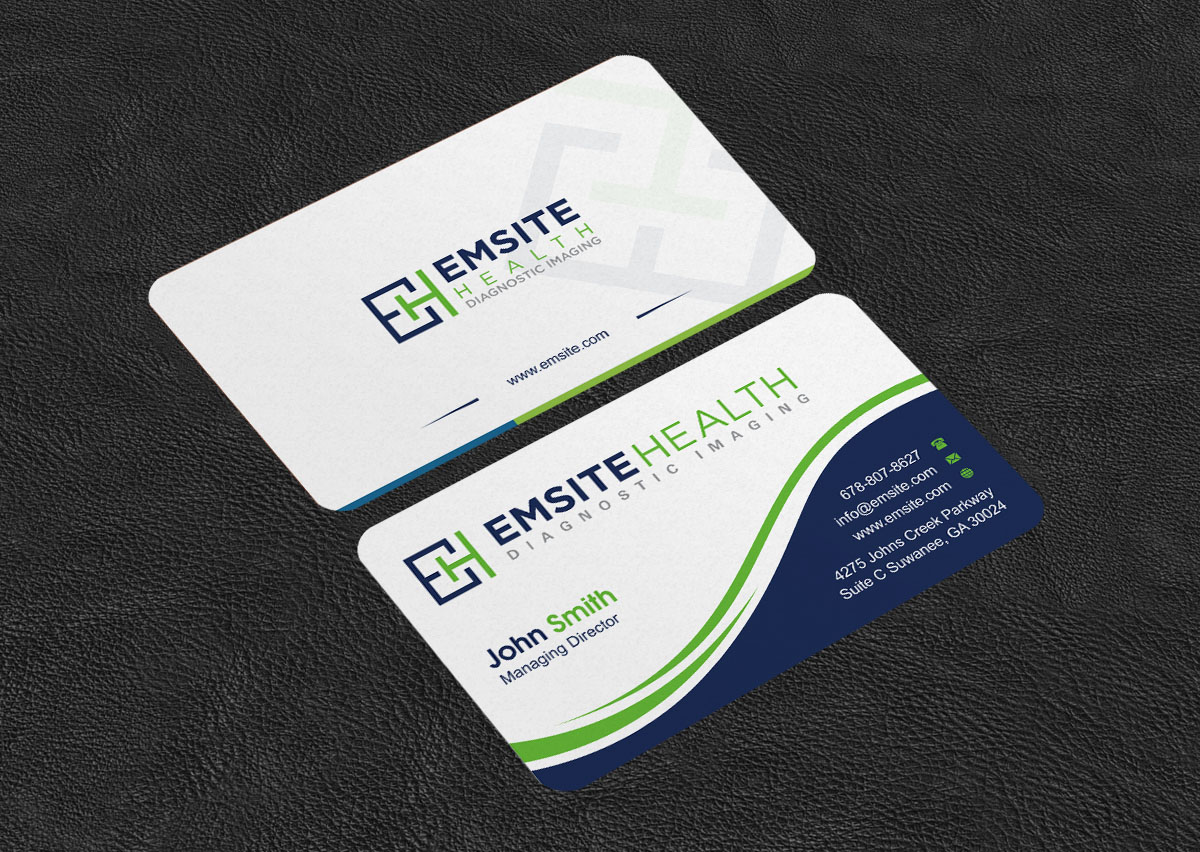 Business Card Design by INDIAN_Ashok for Emsite Health | Design #30118004