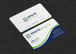 Business Card Design by INDIAN_Ashok for Emsite Health | Design: #30118004