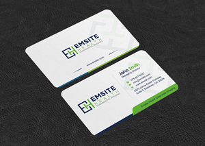 Business Card Design by INDIAN_Ashok for Emsite Health | Design: #30118006