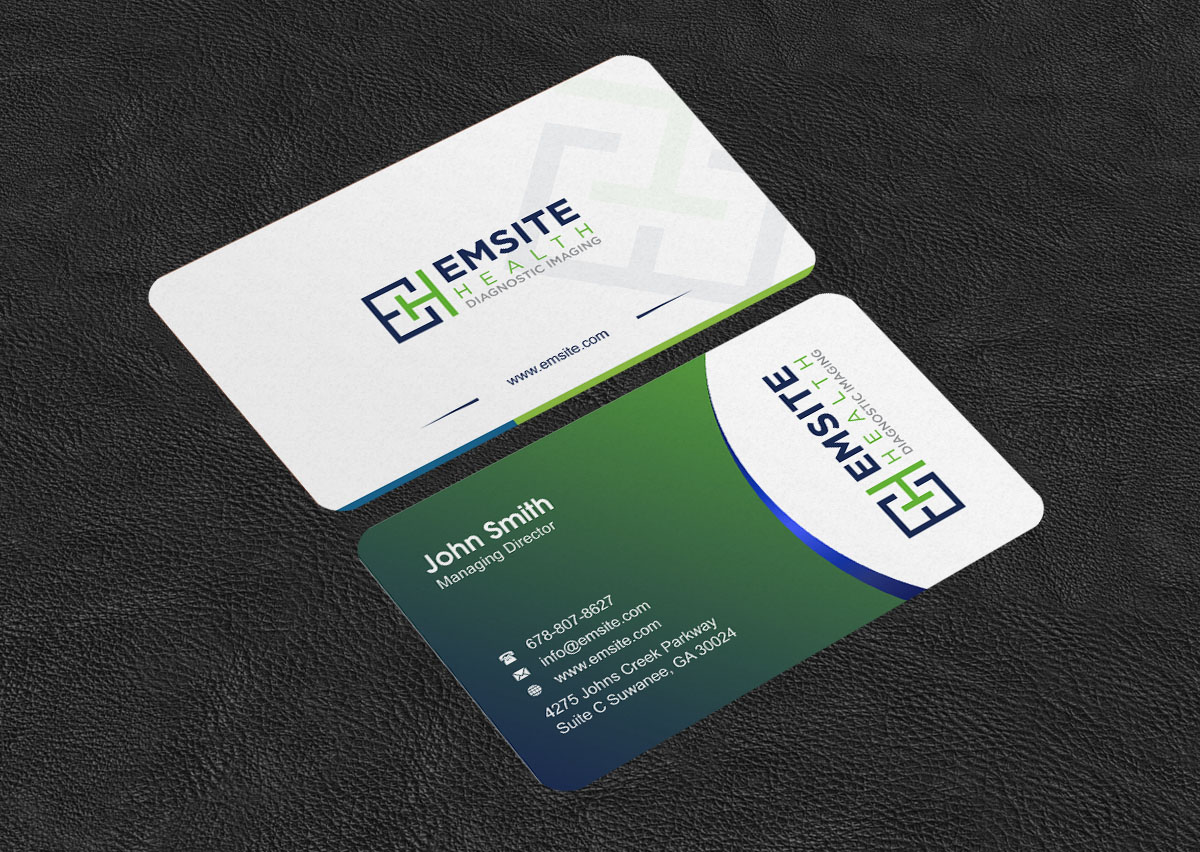 Visitenkarten-Design von INDIAN_Ashok für Emsite Health | Design #30118007