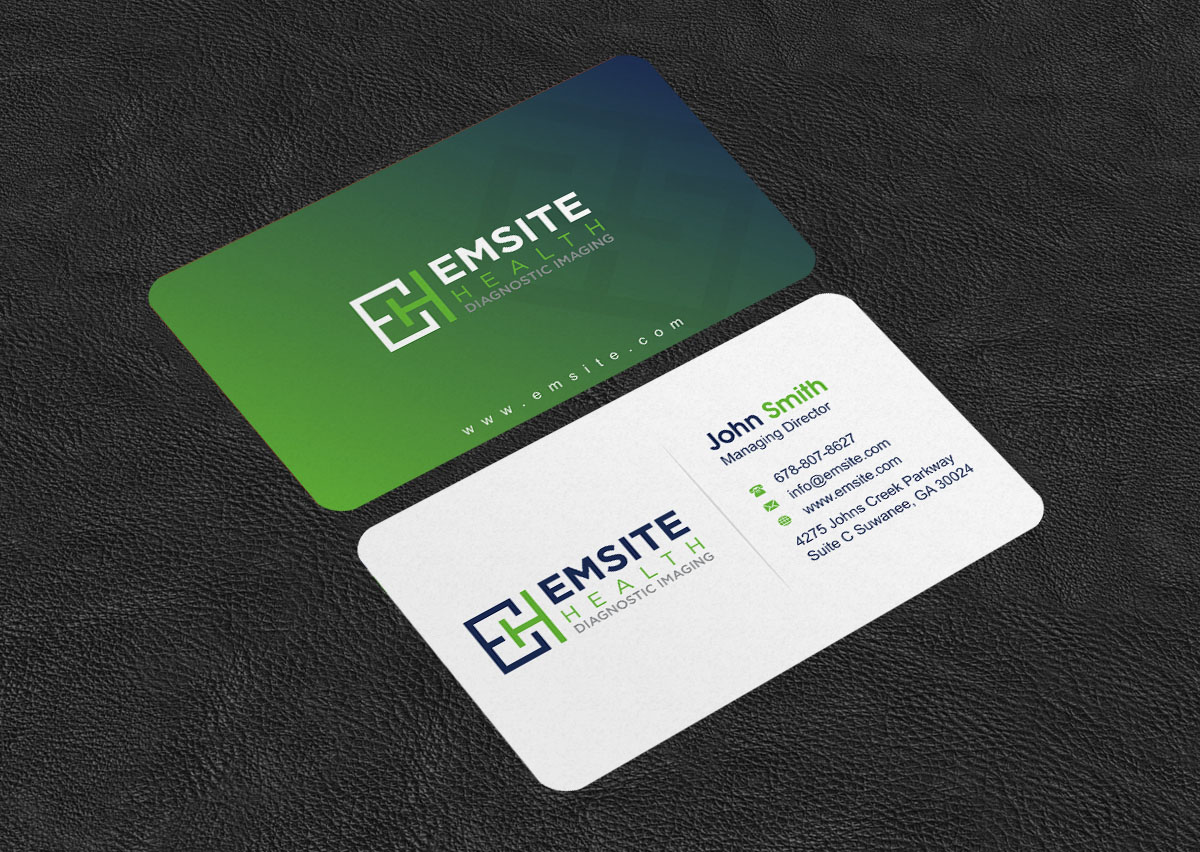Business Card Design by INDIAN_Ashok for Emsite Health | Design #30118008