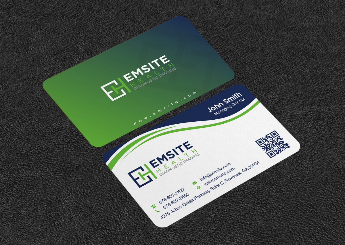 Business Card Design by INDIAN_Ashok for Emsite Health | Design #30118009