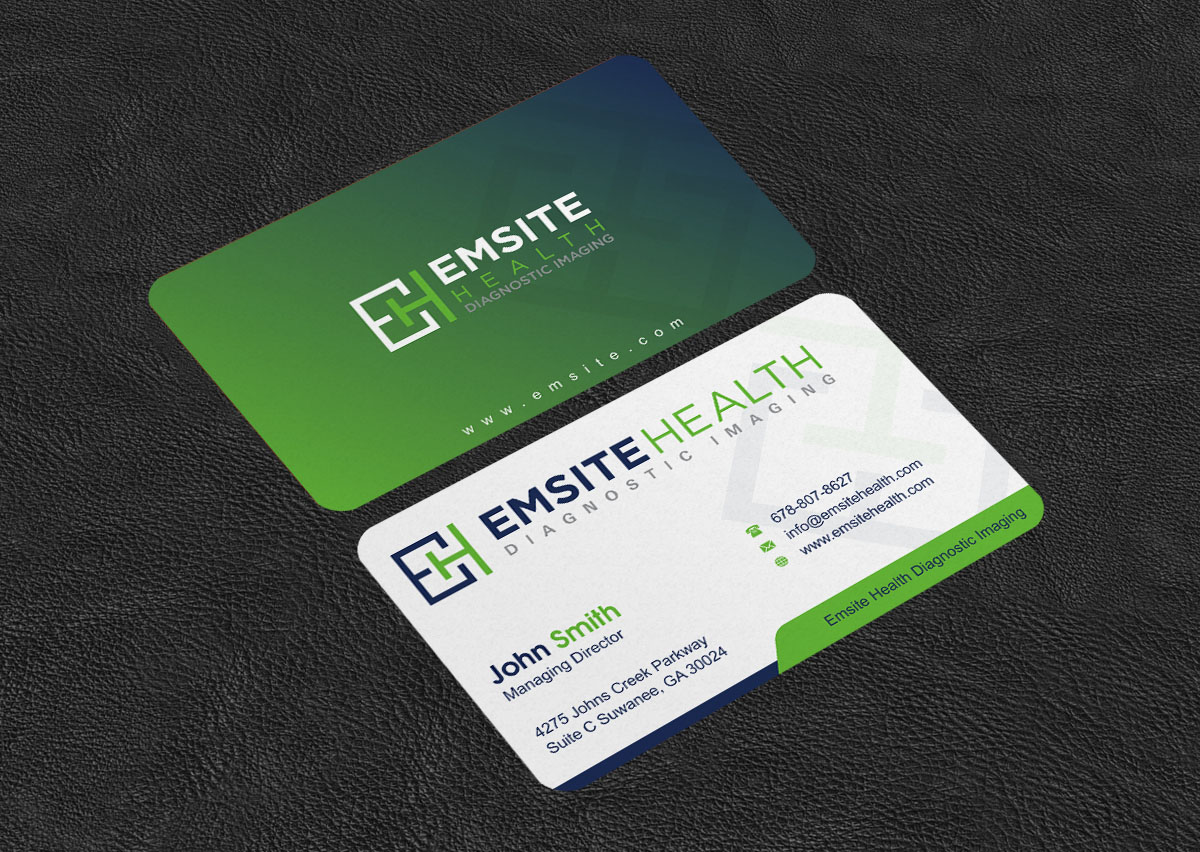 Visitenkarten-Design von INDIAN_Ashok für Emsite Health | Design #30118011