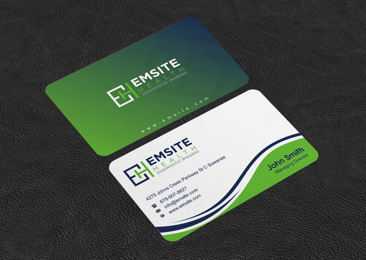 Business Card Design by INDIAN_Ashok for Emsite Health | Design #30118013