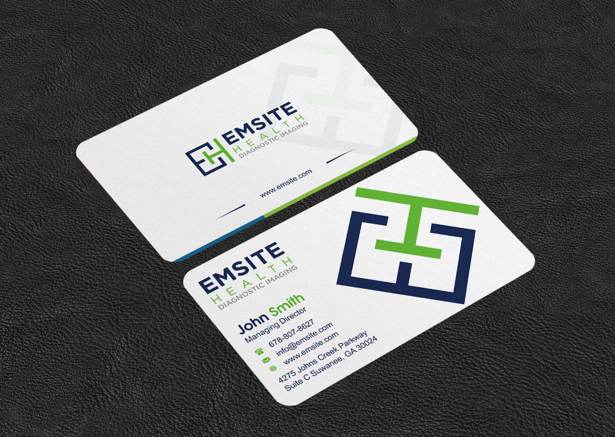 Business Card Design by INDIAN_Ashok for Emsite Health | Design #30118015