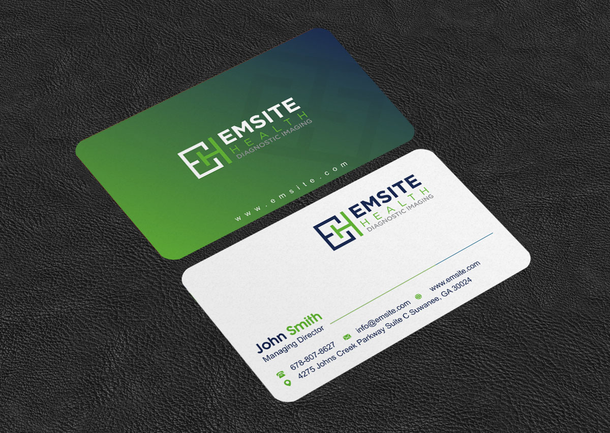 Visitenkarten-Design von INDIAN_Ashok für Emsite Health | Design #30118018