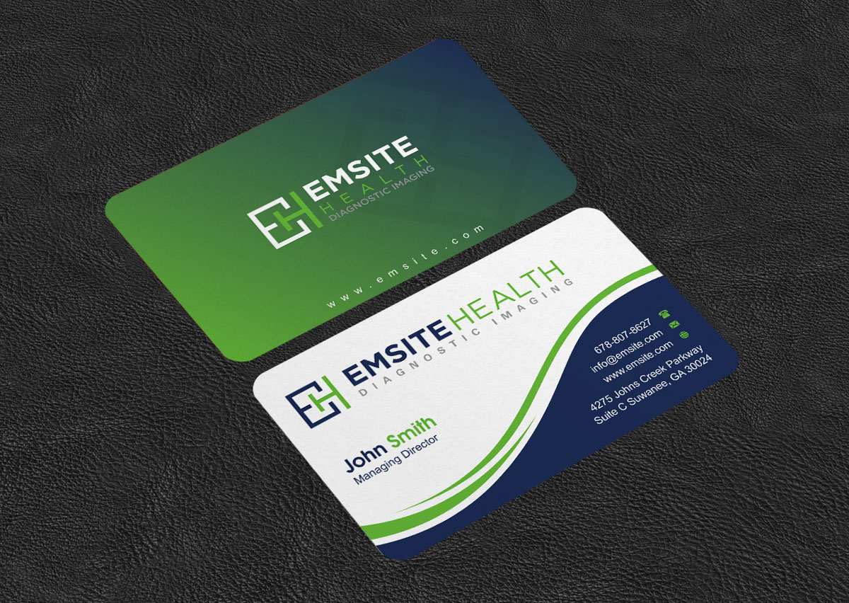 Business Card Design by INDIAN_Ashok for Emsite Health | Design #30118019