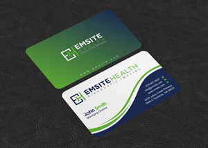 Business Card Design by INDIAN_Ashok for Emsite Health | Design: #30118019