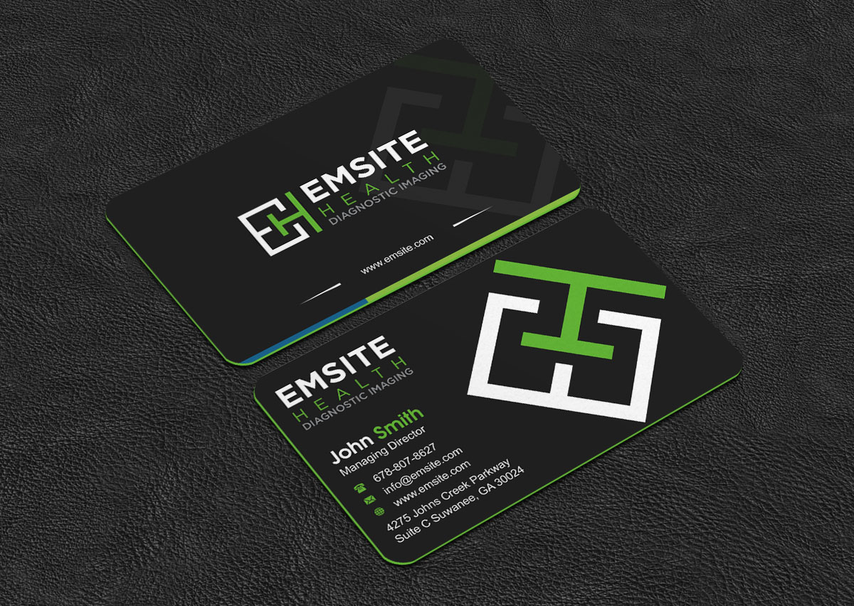 Business Card Design by INDIAN_Ashok for Emsite Health | Design #30118024