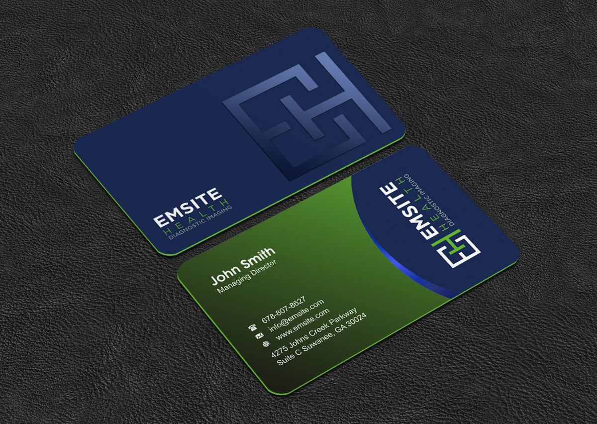 Visitenkarten-Design von INDIAN_Ashok für Emsite Health | Design #30118025