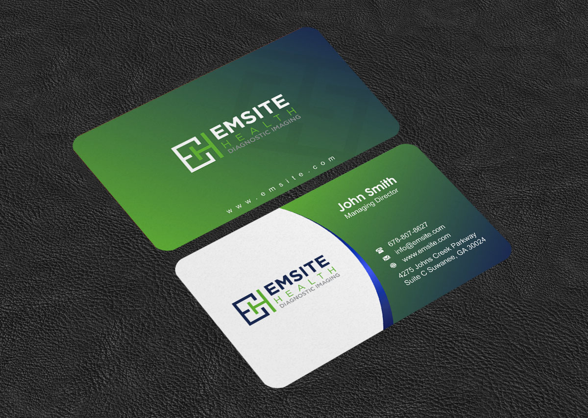 Visitenkarten-Design von INDIAN_Ashok für Emsite Health | Design #30118027