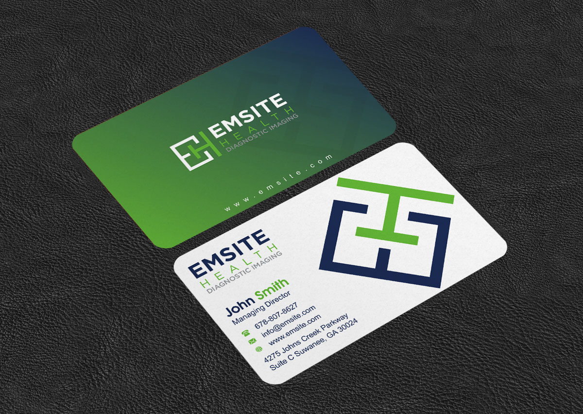 Business Card Design by INDIAN_Ashok for Emsite Health | Design #30118031